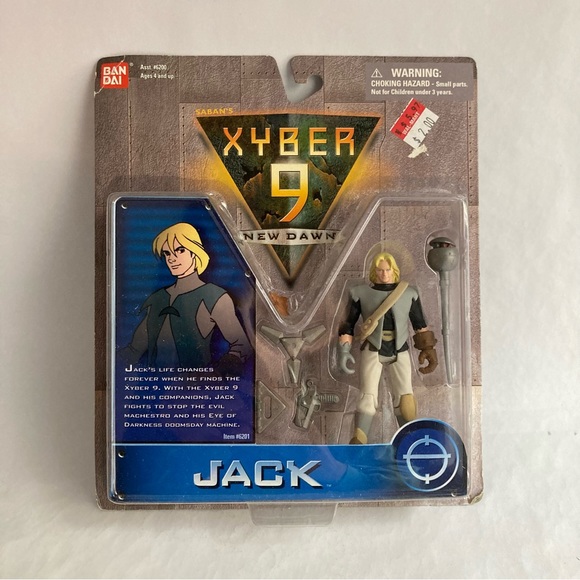 Bandai 1999 Xyber 9 New Dawn 4" Figures LOT OF 3: Jack, Anakonda, Willy - Picture 2 of 8